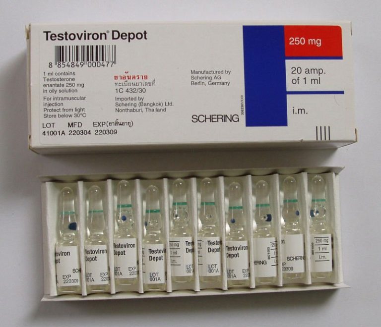 Buy Testoviron Depot Testosterone Enanthate 250mg 20 Amps   Testoviron Depot 250mg Ml Schering Winstrol Depot  83775 768x660 